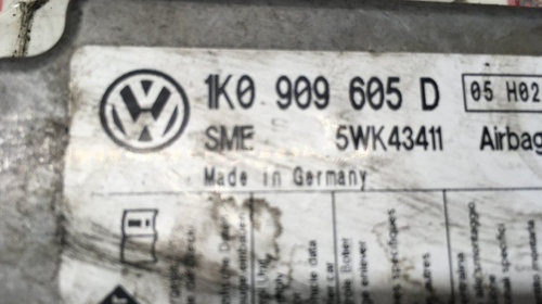 Calculator airbag VW Golf 5 cod: 1k09096