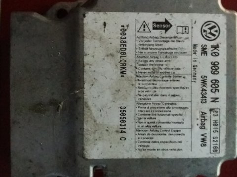 Calculator airbag VW Golf 5, cod piesa 1K0909605N ; 5WK43413