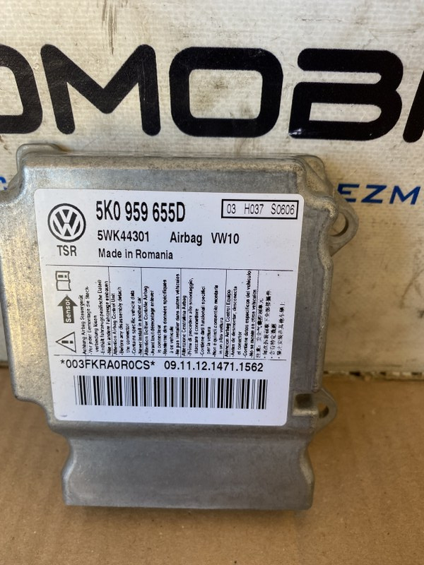 Calculator airbag VW Golf 6: 5K0959655D 