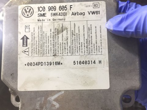 Calculator airbag VW Jetta Passat CC cod 1c0909605F