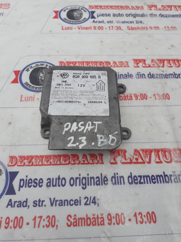 Calculator airbag vw Passat an 2000 2005 cod 6Q0909605B