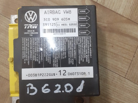 Calculator Airbag Vw Passat B6 2.0 Diesel Cod Piesa : 3C0 909 605M
