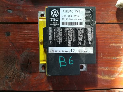 Calculator airbag VW Passat B6 3C0909605J 2005 2006 2007 2008 2009