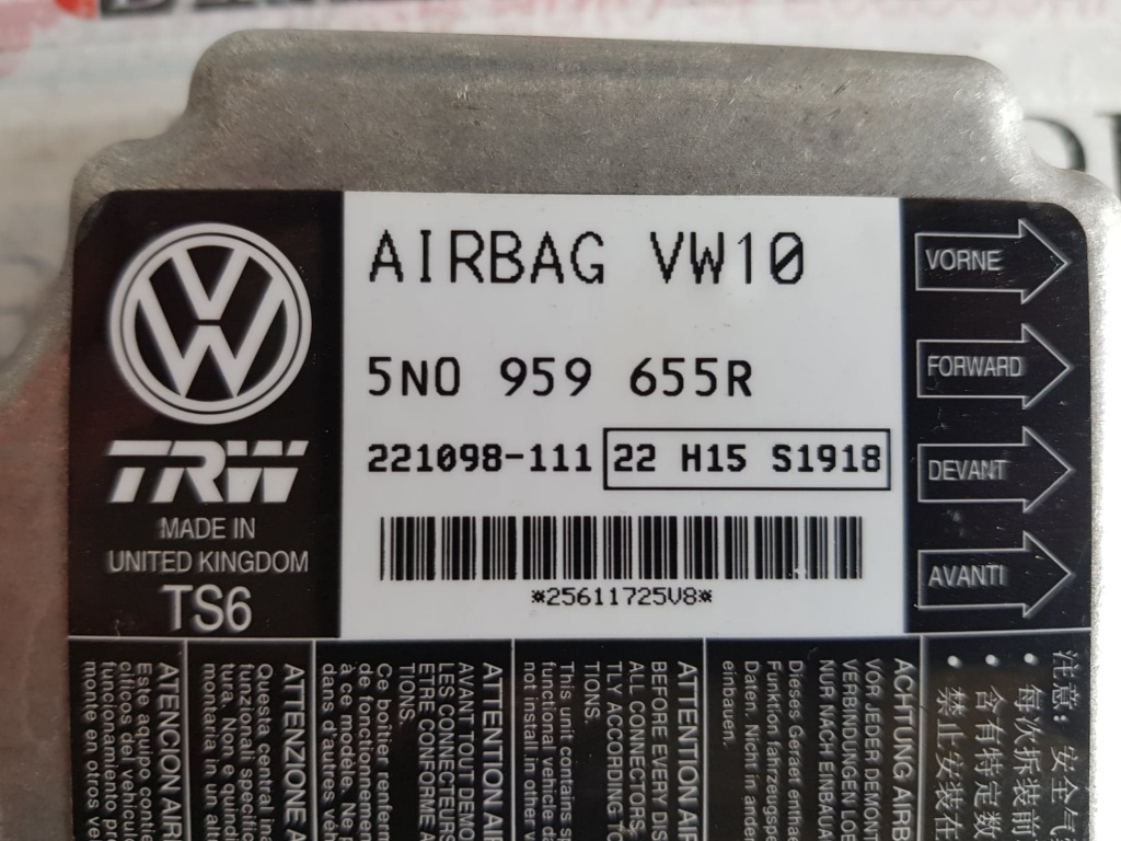 Calculator airbag VW Passat B7 5n0959655