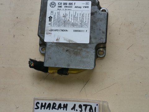 Calculator airbag VW sharan 1.9 tdi, bvk, 1c0909605f