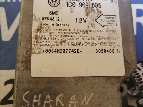 Calculator airbag VW Sharan 1C0909605