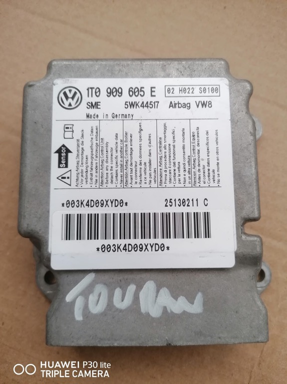 Calculator airbag VW Touran facelift an 2010-2015