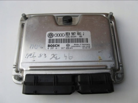 Calculator Audi A8 4D2 4D8 2.5 diesel 2005cod calculator 0281011387 / 8E0907401J audi
