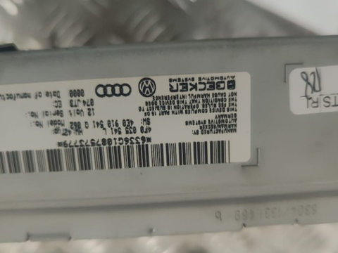 Calculator audio Audi A4 B8 2.0 TDI 143 Cp/105 Kw cod motor CAG ,transmisie automata,an 2011 cod 4F0035541L