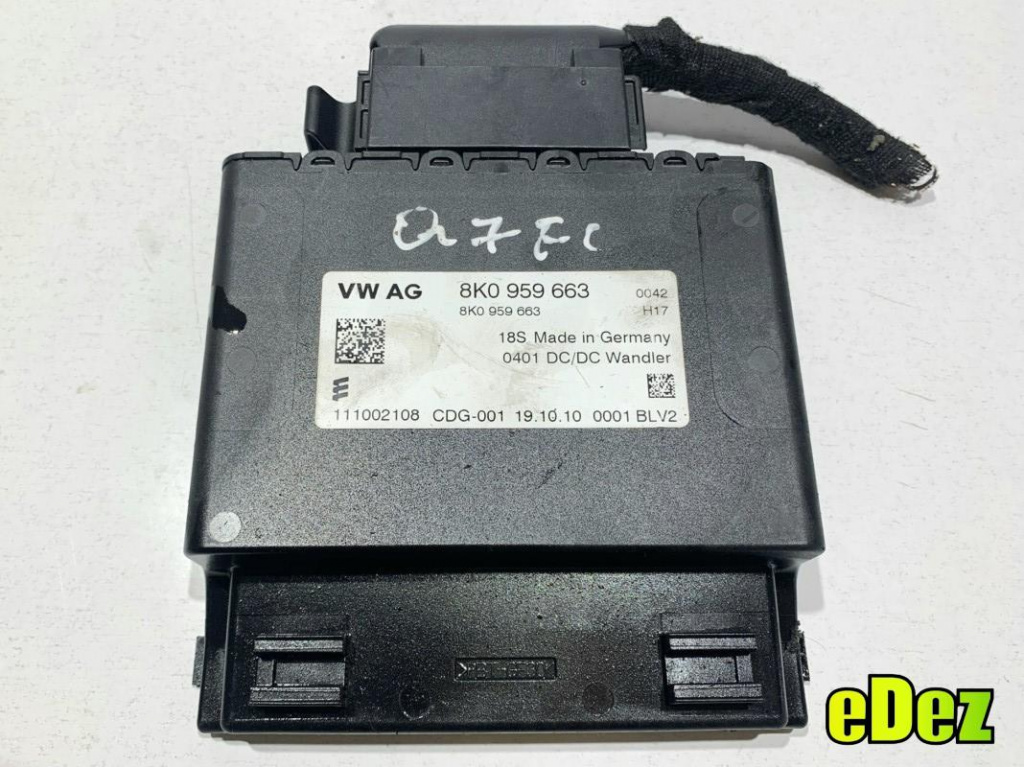 Calculator baterie Audi A1 (2011->) [8XA] 8K0959663