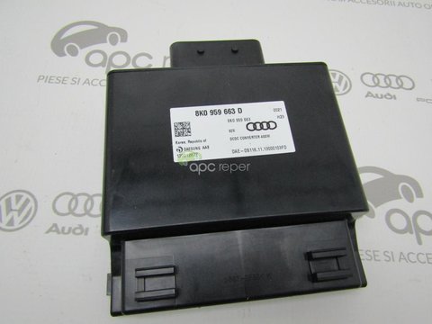 Calculator Baterie Original Audi - model dupa 2008 cod 8K0959663 D