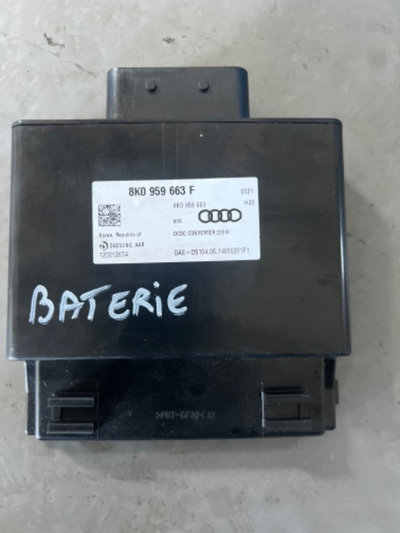 Calculator baterie reglare tensiune Audi A4 B8 B9 