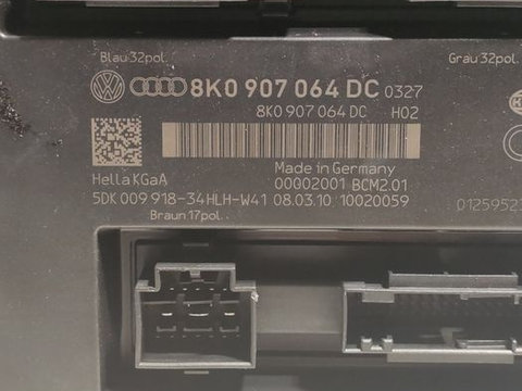 Calculator BCM Audi A4 B8