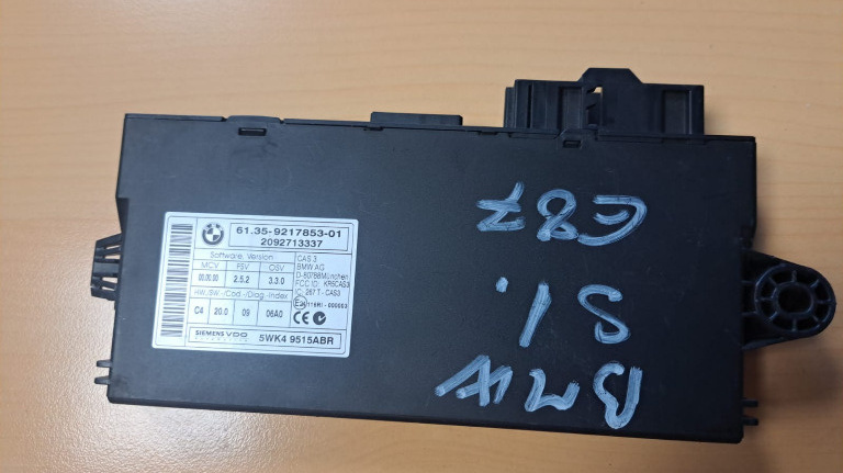 Calculator CAS 3 BMW seria 1 E87 cod 9217853-01