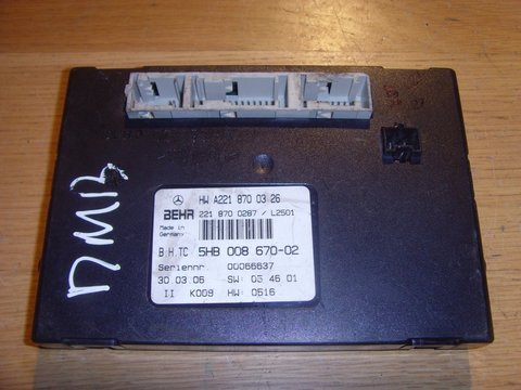 Calculator clima Mercedes S320 cdi w221 A2218700326