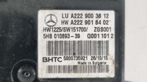 Calculator clima Mercedes S350 cdi w222 