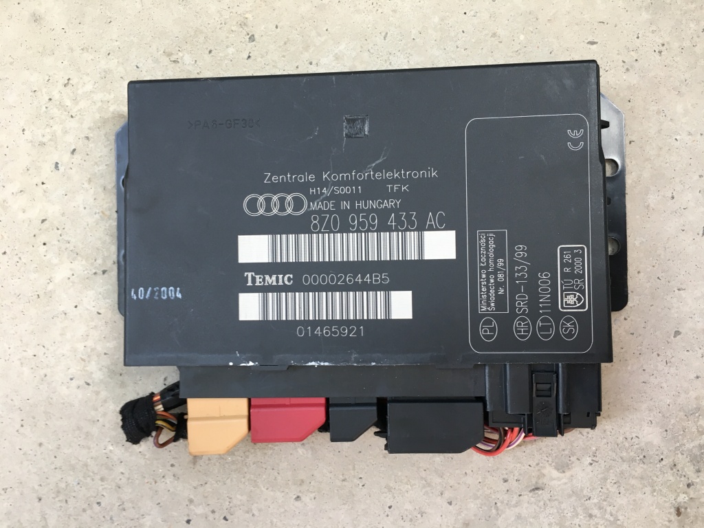 Calculator confort Audi A2 8Z0959433AC 8Z0 959 433