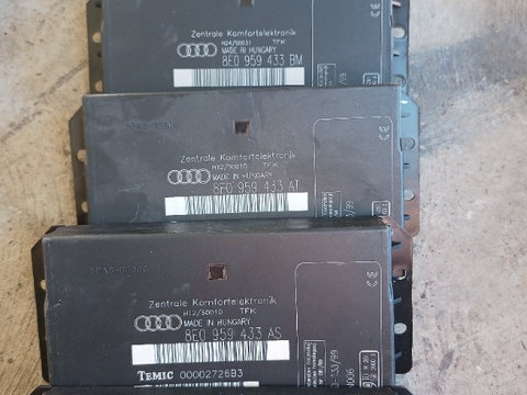 Calculator confort Audi A4 8E0959433CD 8E0959433BM 8E0959433AS 8E0959433AT 8E0959433AE