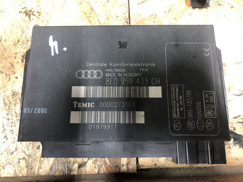 Calculator confort Audi A4 B6, B7 8E0959433AS, 8E0959433CH