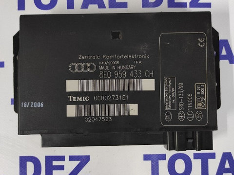 Calculator confort Audi A4 B6,B7 cod 8E0959433CH