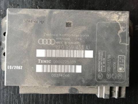 Calculator Confort Audi A4, B6 , Cod 8E0 959 433 AJ