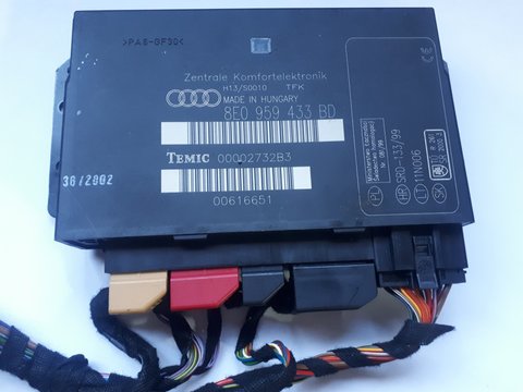 Calculator confort Audi A4 B6 cu codul 8E0959433BD