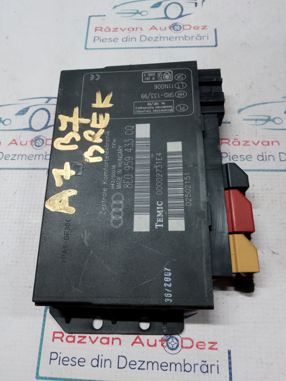 Calculator confort Audi A4 B7 2007, 8E0959433CQ