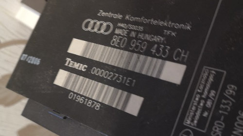 Calculator confort Audi A4 B7 8E0 959 43