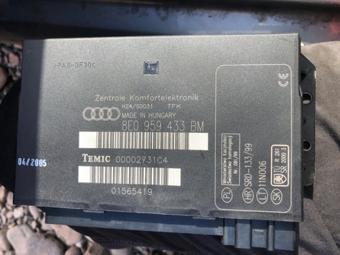 Calculator confort Audi A4 B7 8E0959433BM 8E0 959 433 BM