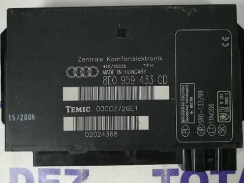 Calculator confort Audi a4 b7 8E0959433CD
