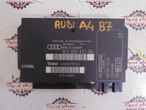 Calculator confort audi A4 B7 an 2005-2008 cod 8E0959433BM