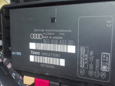 Calculator confort Audi A4 cod : 8E0959433 BD