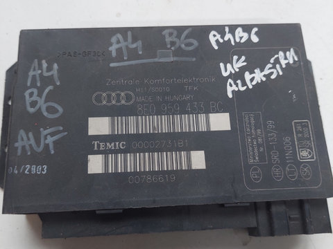 Calculator confort AUDI A4 II (8E2, B6) [ 2000 - 2005 ] OEM 8e0959433bc