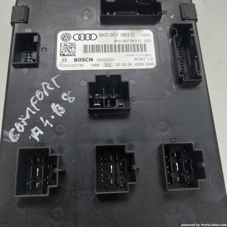 Calculator confort AUDI A4 IV Avant (8K5, B8) [ 20