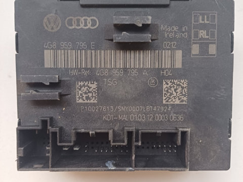Calculator confort AUDI A5/S5 Sportback (8TA) [ 2009 - 2017 ] OEM 4G8959795E