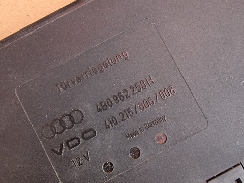 Calculator confort Audi A6 (1997-2004) [4B, C5] cod 4B0962258H