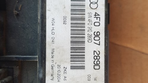 Calculator confort Audi A6 4F 4F0907289D