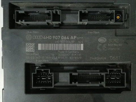 Calculator confort Audi A6 4G / A7 / A8 4H cod 4H0907064AP
