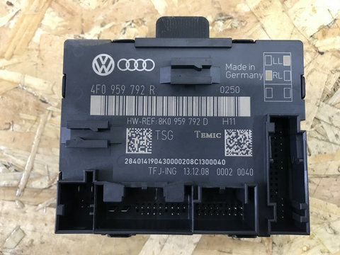 Calculator confort Audi A6 Av 2.0 TDI e A6 combi 2009 (4F0959792R)