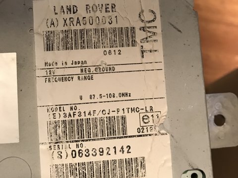 Calculator confort audio modul amplificator Rover Range Rover XRA 500031