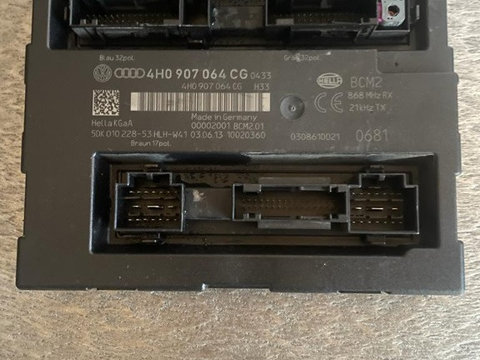 Calculator confort BCM Audi A6 4G C7 cod 4H0907064CG