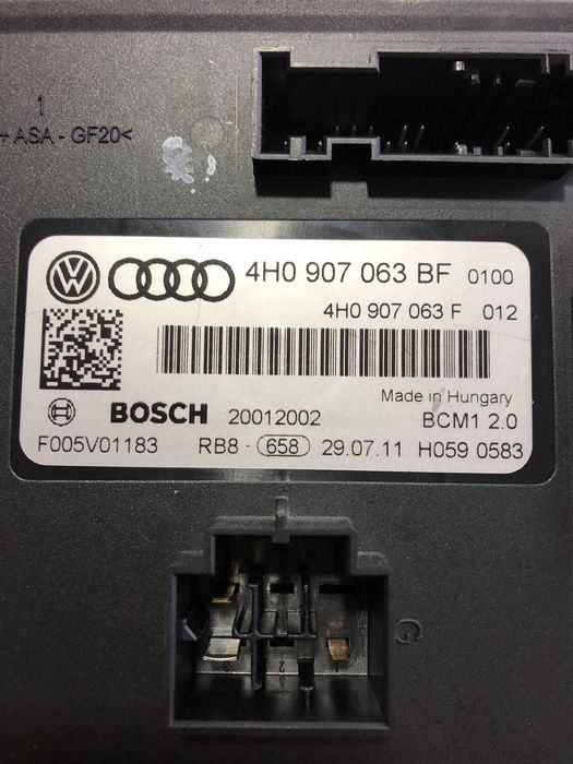 Calculator confort BCM. Modul. Cod: 4H0907063BF