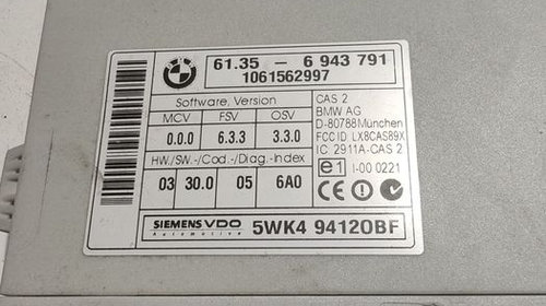 Calculator confort BMW E90