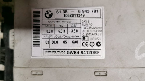 Calculator Confort BMW Seria 3 E90, E91,