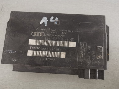 Calculator confort Calculator confort cod 8e0959433bd audi a4 b6 8e0959433bd Audi A4