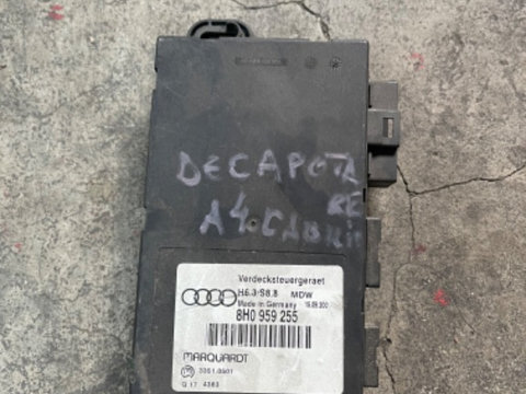 Calculator confort decapotare Audi A4 B6, B7 cabrio 8H0959255