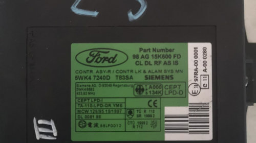 Calculator confort Ford Focus 1