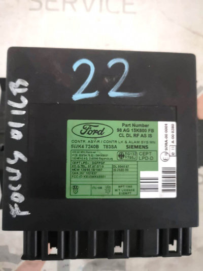 Calculator confort Ford Focus 1