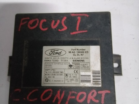 Calculator confort Ford Focus cod 98AG15K600ED
