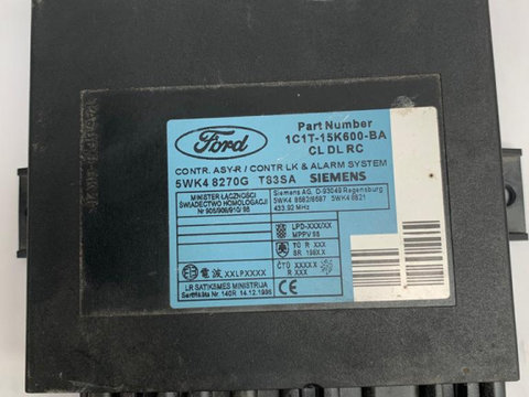 Calculator confort Ford Transit 2.0 diesel 2002 1C1T-15K600-BA 1C1T15K600BA 5WK48270G